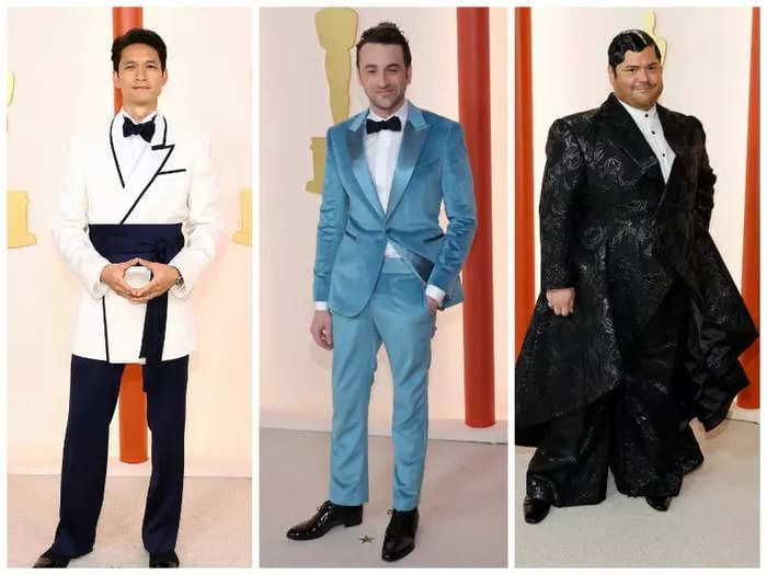 The best and most daring men's fashion at the 2023 Oscars that went beyond a basic black tuxedo