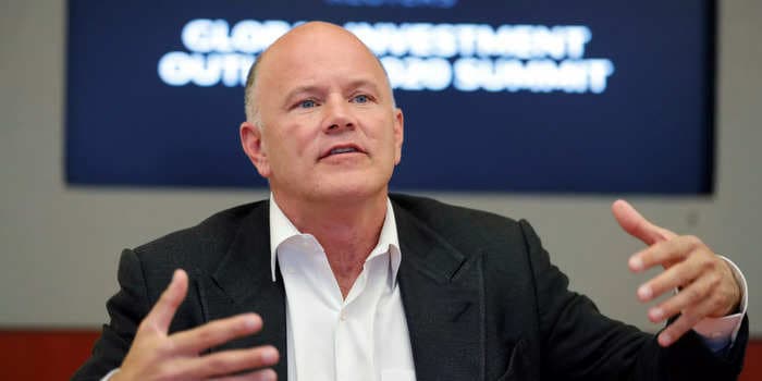 The US is heading for a credit crunch and now is the time to buy gold and bitcoin, Galaxy CEO Mike Novogratz says