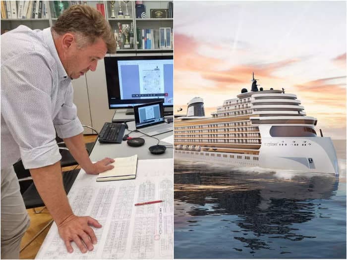 I'm designing the $900 million Storylines MV Narrative cruise ship for residents to live permanently at sea. It has an anti-aging clinic, 2 farms, and a hospital.