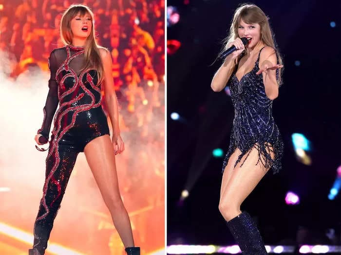 Behind-the-scenes videos and sketches show how some of Taylor Swift's sparkliest Eras Tour looks were created