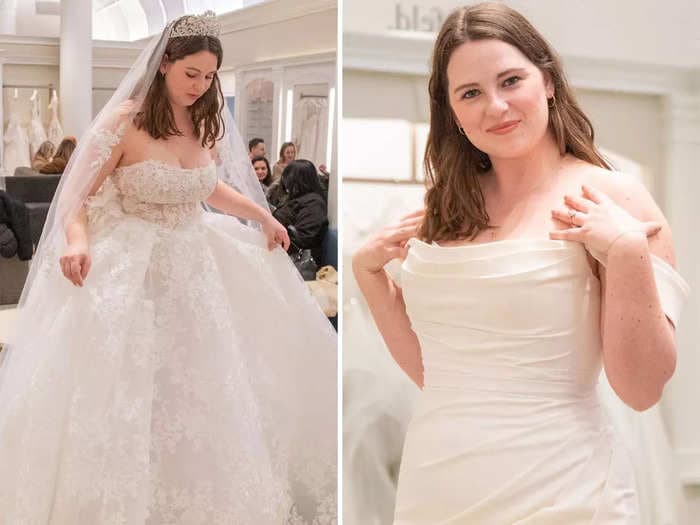 I tried on wedding gowns for the first time at Kleinfeld, the bridal shop from 'Say Yes to the Dress.' Here are 12 things that surprised me.