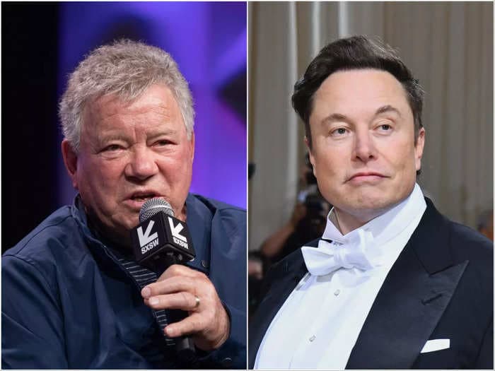 Elon Musk tells William Shatner that Twitter shouldn't have different standards for celebrities when it comes to $8 blue checkmarks