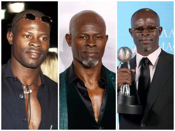 Djimon Hounsou said he feels 'cheated' after his 30 years in Hollywood. Here's a look at his storied career.