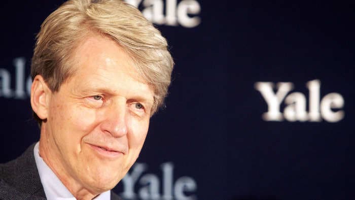 House prices are still very high &ndash; so hold off on buying as the US economy will keep struggling, Yale economist Robert Shiller says
