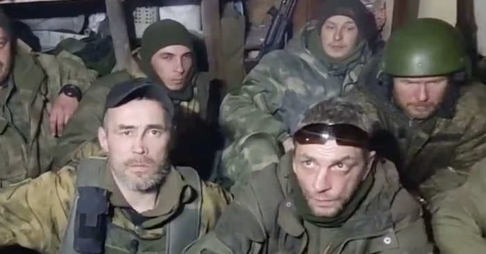 Russian soldiers say they were sent into battle with 'blocking' units behind them to stop them from retreating