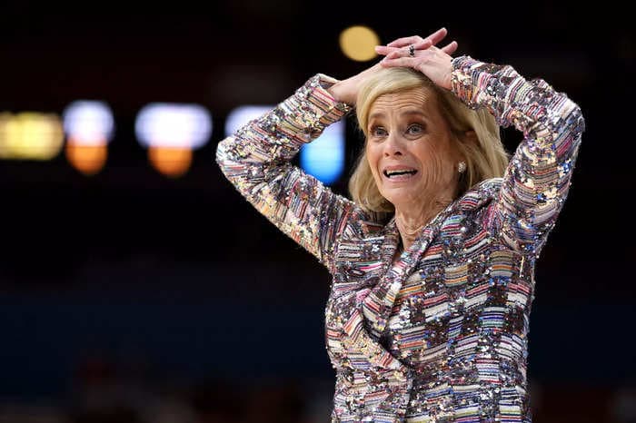 LSU coach Kim Mulkey said 'If I was watching this game, I'd turn it off' after her team made the Final Four despite awful shooting