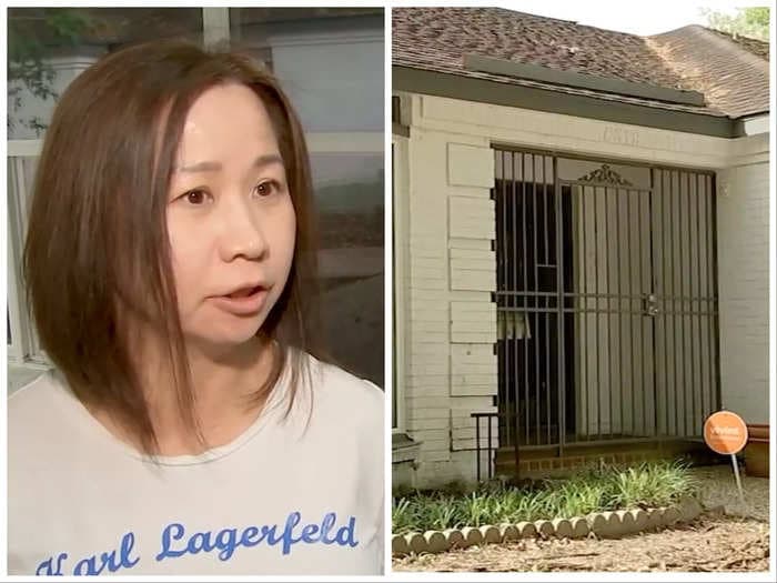 A Texas woman says squatters refused to leave her property and changed the locks after falsely insisting that they had a lease