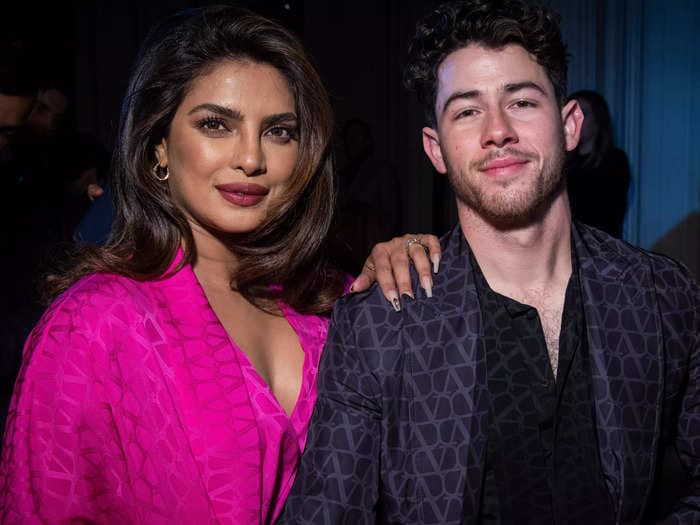 Priyanka Chopra says she fell in love with Nick Jonas when she watched him conduct a gospel choir in a studio: 'My knees buckled'