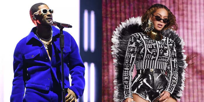 Usher told the crowd at a recent show that Beyoncé was about to join him on stage. He then revealed it was just a cruel April Fools' joke.