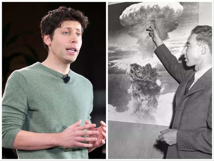 Sam Altman compared the scale of OpenAI with the Manhattan Project and quoted Oppenheimer in 2019, report says