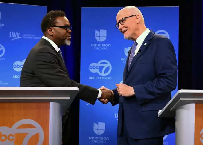 Live results: Brandon Johnson defeats Paul Vallas in the Chicago mayoral runoff election