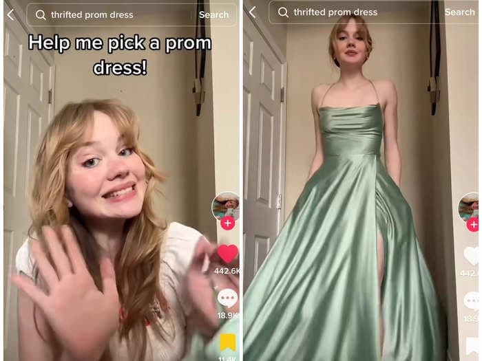 A teenager asked the internet to choose her prom dress and TikTok users are making impassioned pleas for their favorite ones