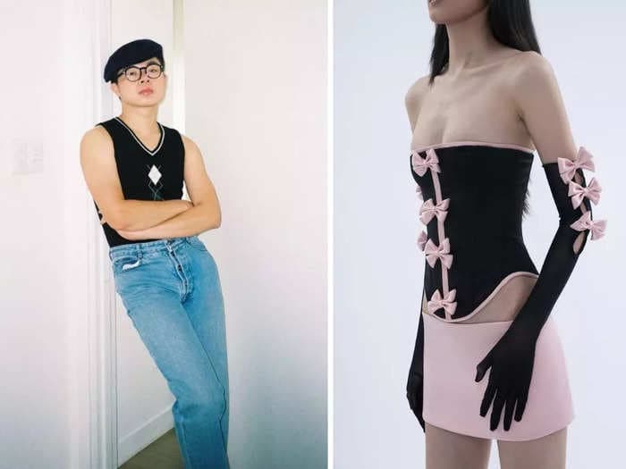 Young celebs like Olivia Rodrigo and Bella Hadid have been spotted in Y2K-inspired frocks from this up-and-coming Vietnamese designer