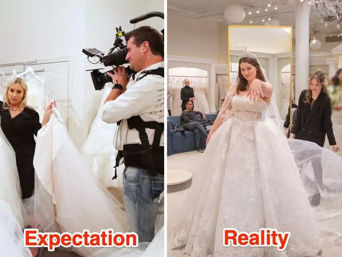 9 ways trying on wedding gowns at Kleinfeld is different from what you see on 'Say Yes to the Dress'