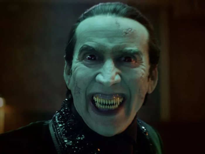 Nicolas Cage was so dedicated to playing Dracula in 'Renfield' he had his teeth shaved down