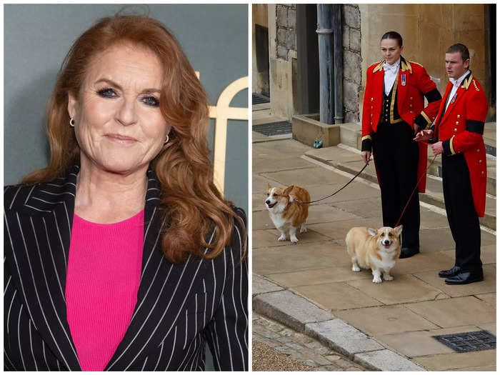 Sarah Ferguson said she consulted a dog whisperer on canine grief after adopting Queen Elizabeth's 2 corgis