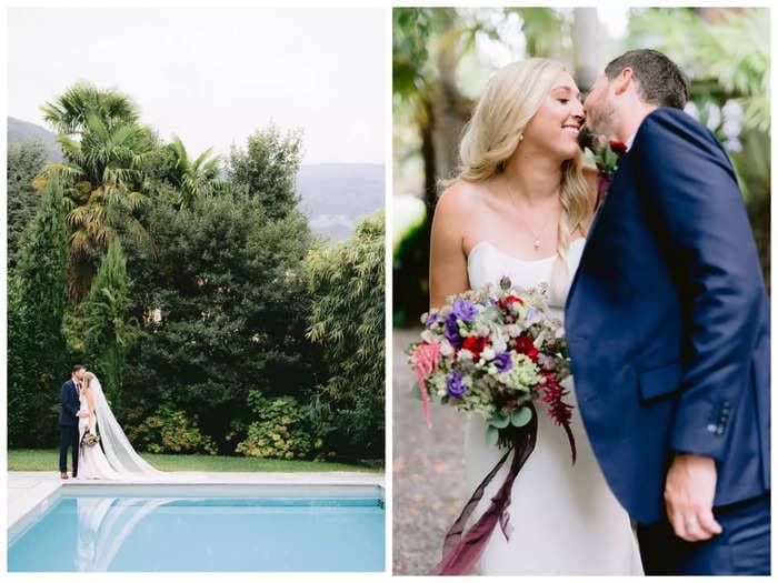 A couple had a $14,000 micro-wedding in Lake Como, Italy, which included a private chef and a luxury villa stay