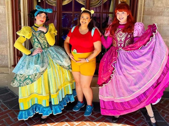 A couple visiting Disney World planned to have a princess help with their gender reveal. They picked Cinderella's evil stepsisters instead.