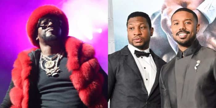 Members of the rap community are defending Michael B. Jordan and Jonathan Majors' intimate photo shoot after rapper Cam'ron suggested he didn't watch 'Creed III' because of it