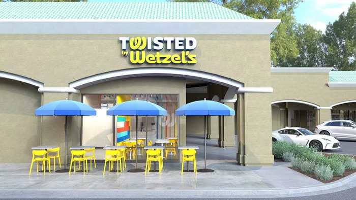 Wetzel's Pretzels is launching a new store concept aimed at Gen Z and millennials &ndash; take a look inside
