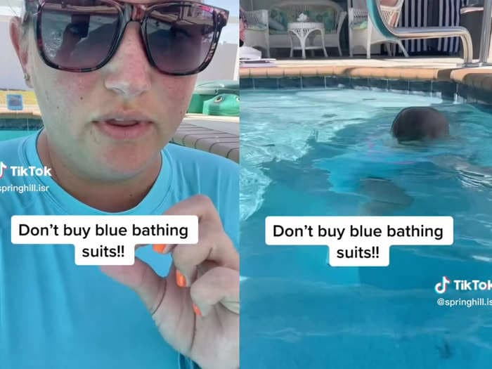 A viral TikTok showed how kids wearing blue swimsuits can quickly disappear underwater. Here are the most important pool safety tips from swim instructors.