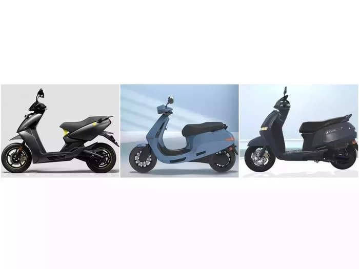 Ather 450X vs Ola S1 Pro vs TVS iQube S – price, range and features compared