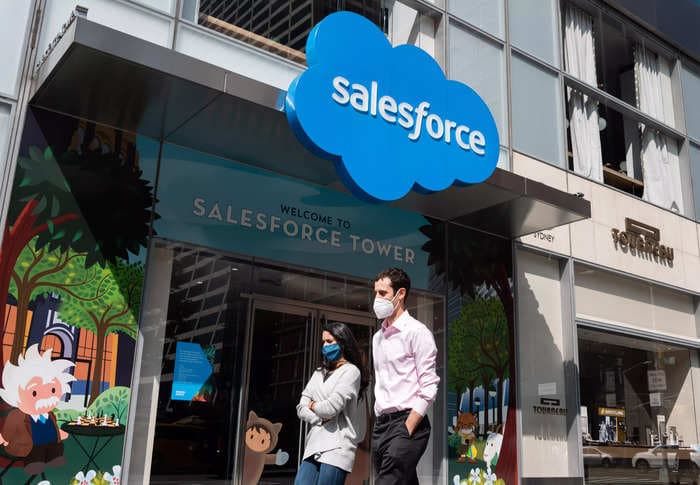 Ex-Salesforce employee says she was 'washing baby bottles' on maternity leave when she learned she was laid off