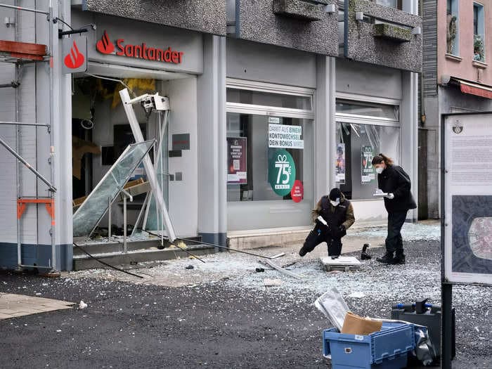 Thieves keep blowing up ATMs across Germany as they target the cash-obsessed country