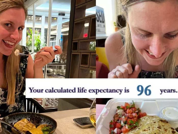 I took a free, science-backed 'lifespan calculator' and it said I'll live to 96 &mdash; though if I cut down on sugar, it said I could live even longer