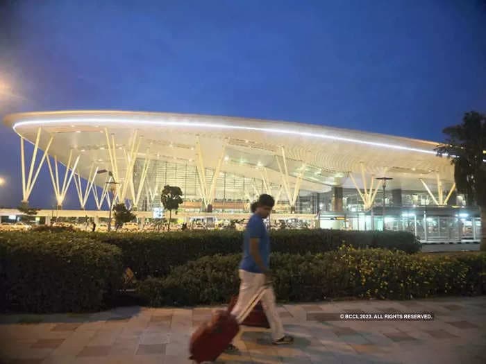 Passenger traffic at Bangalore airport up 96% at 31.91 million in FY23