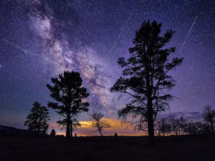 The Lyrid meteor shower could give you the chance to see up 20 shooting stars this weekend. Here's how to watch.