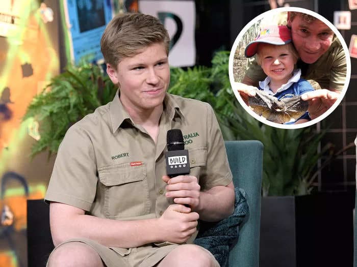 Robert Irwin recreated an old photo of him and the late Steve Irwin driving his car, and revealed he used it to get his driver's license