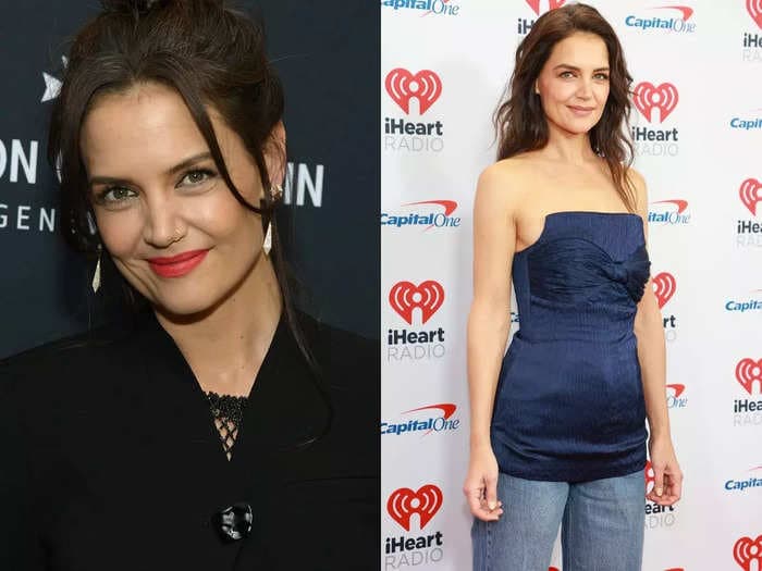 Katie Holmes defends her controversial decision to wear a dress over jeans: 'I thought I looked cool'