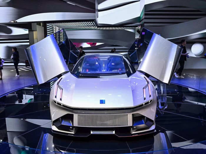 From self-driving taxis to supercars, see the 18 coolest cars at the Shanghai auto show