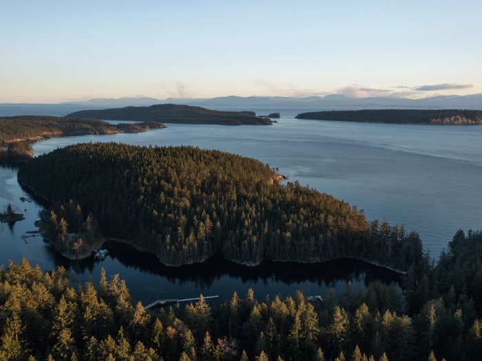 An $11 million private island nestled in a rustic cove frequented by humpback whales and seals is on sale in Canada for the first time in 60 years &mdash; take a look