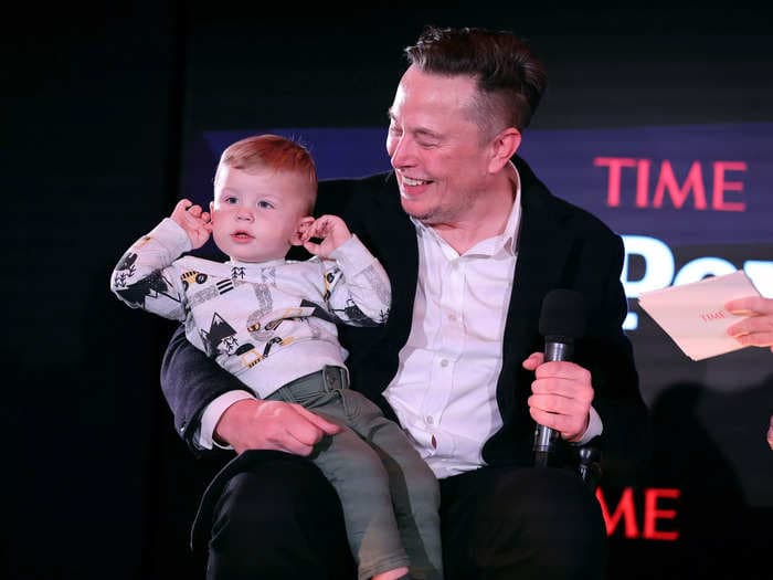 Elon Musk may have shared his alternative account on Twitter where he appears to tweet as his 2-year-old son: 'I will finally turn 3'