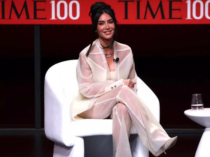 Kim Kardashian says she dyed her shapewear with coffee and tea bags before she founded SKIMS