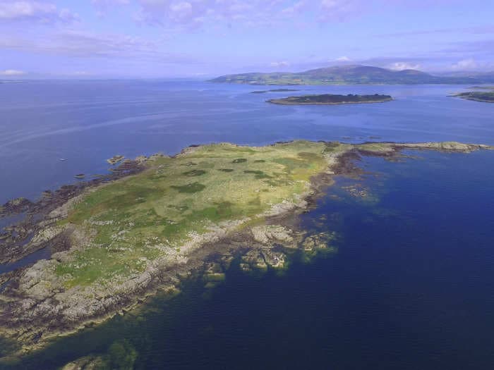 You can own a private island off the coast of Scotland for $190,000 — nearly half the median price of a home in the US
