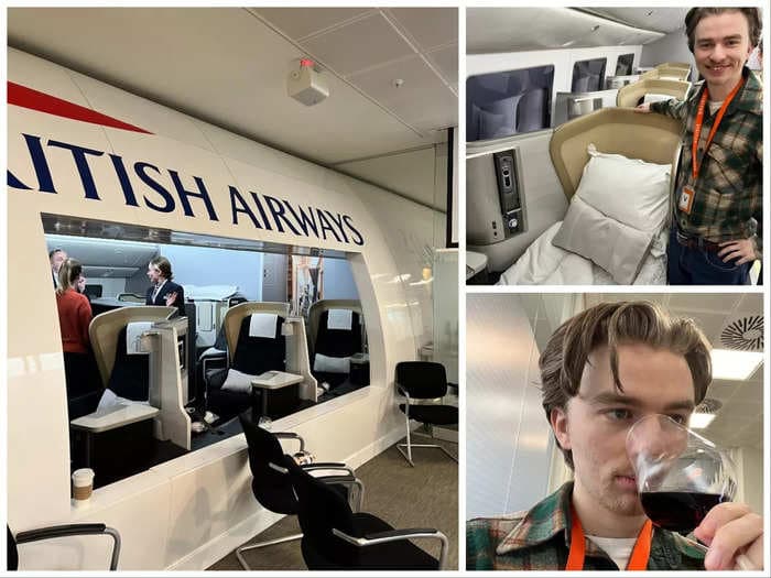 I spent a day learning how to be a flight attendant for British Airways' first-class cabin. From afternoon tea to the turndown service, there's a lot to know.