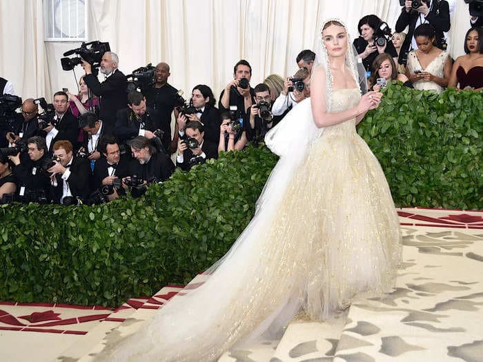 18 times celebrities have worn stunning bridal looks at the Met Gala