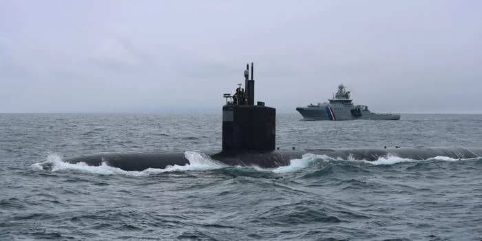 The US Navy is putting its submarines on rare public display in a message to Russia's growing undersea force