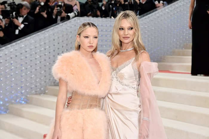 Kate Moss and her daughter Lila made another fashionable appearance at the 2023 Met Gala