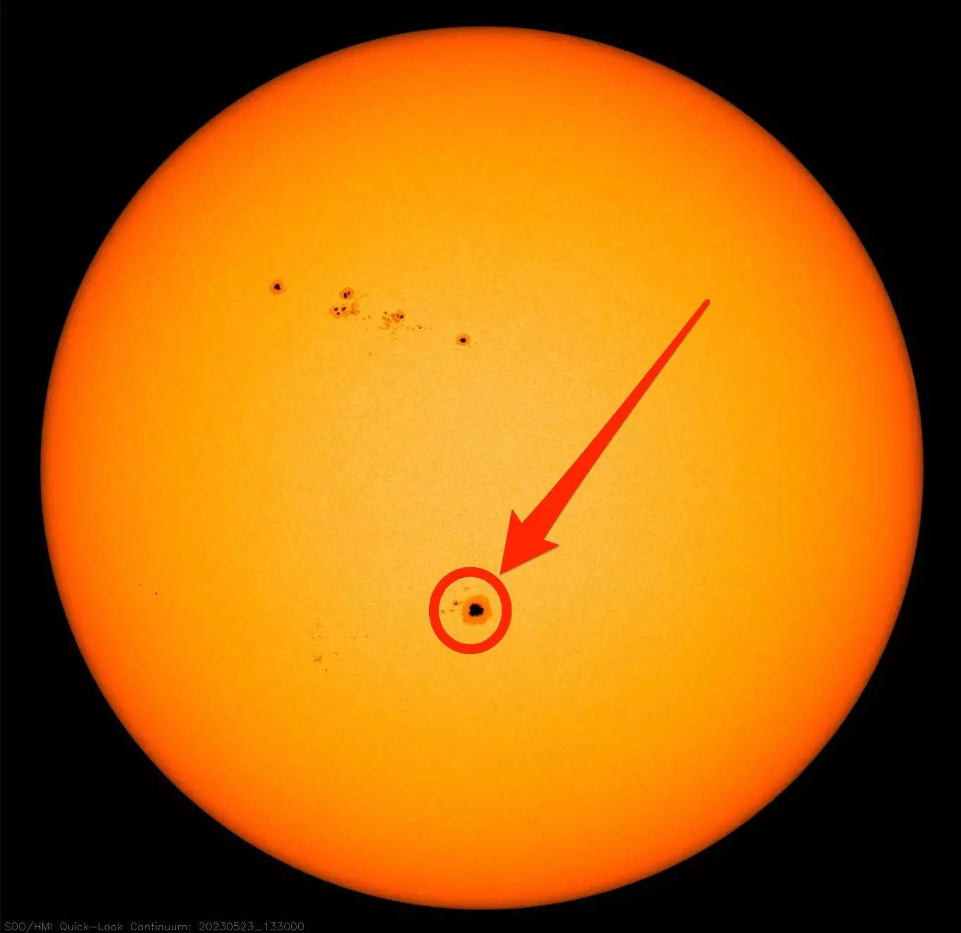 a-sunspot-four-times-the-size-of-earth-is-visible-right-now-here-s