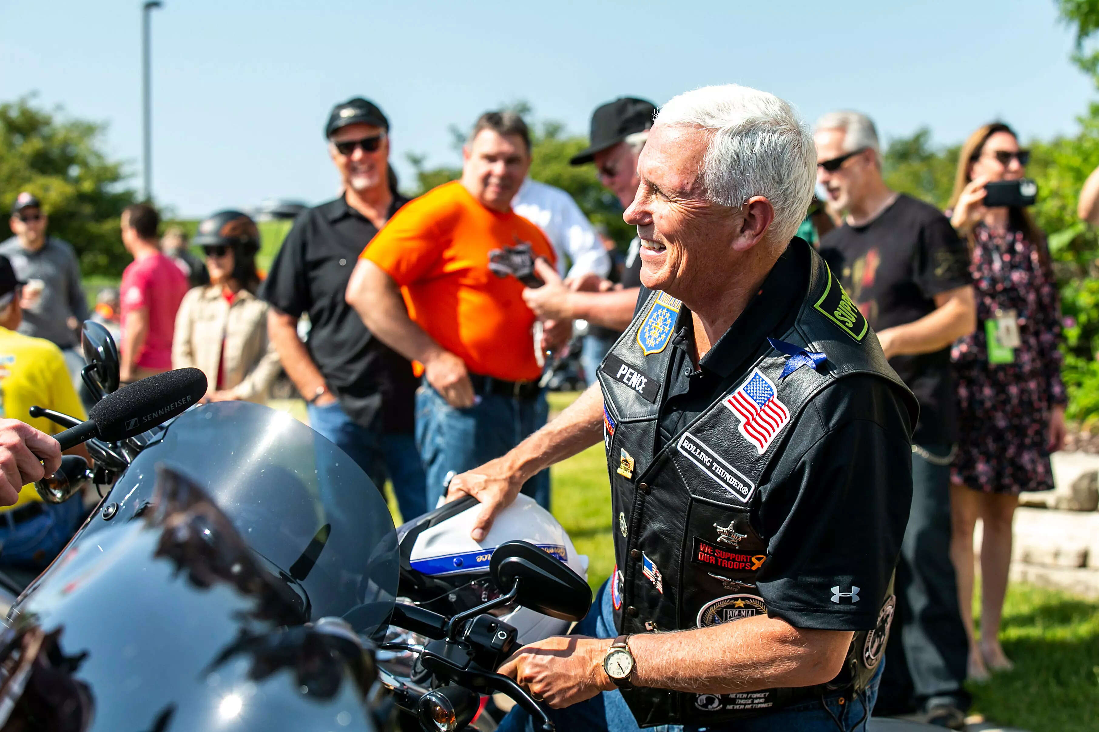 A History Of Mike Pence's Harley-Davidson Motorcycle Rides | Business ...