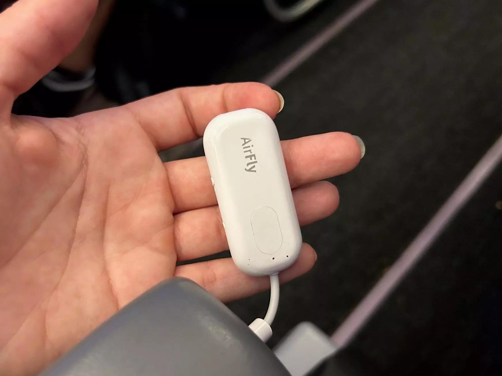 AirFly Bluetooth Headphone Adapter—This TikTok-Famous Gadget Can Connect  Your AirPods to the Airplane TV