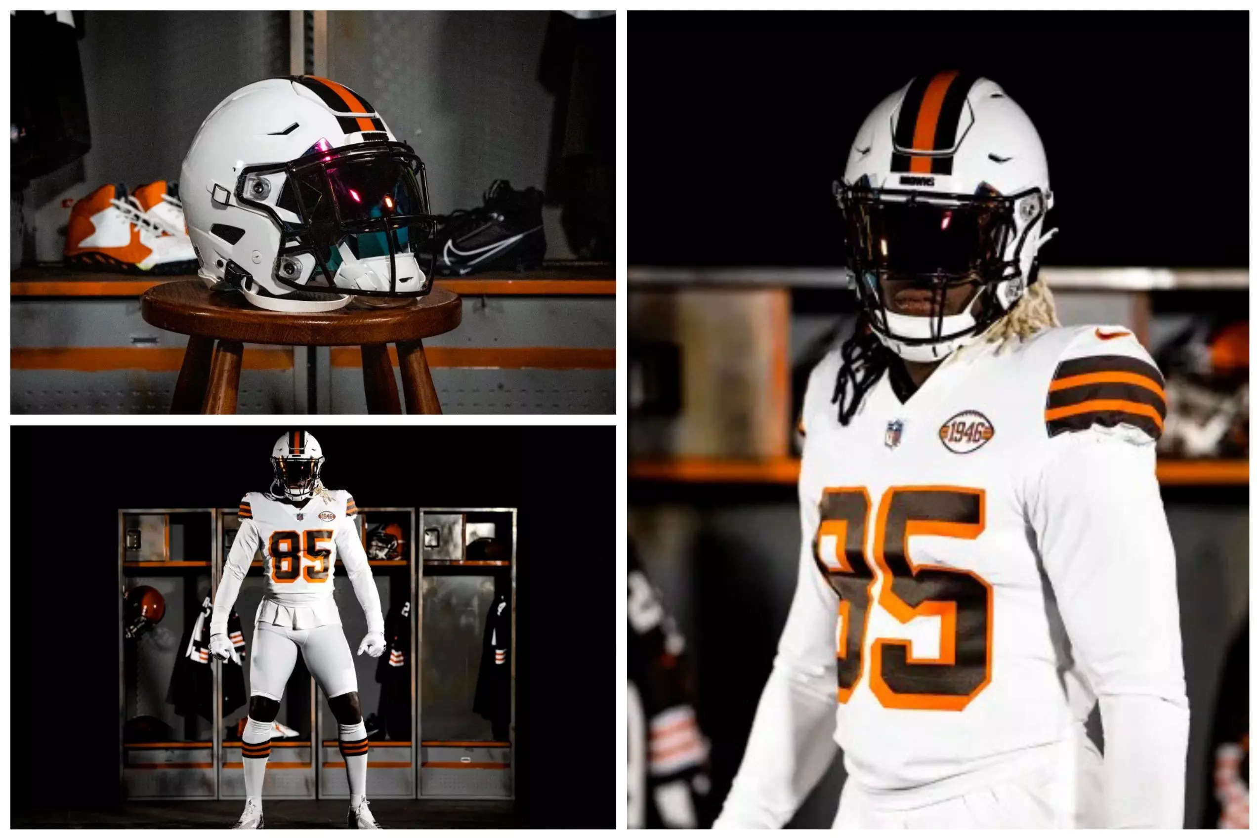 Cleveland Browns new white helmet a nod to the past