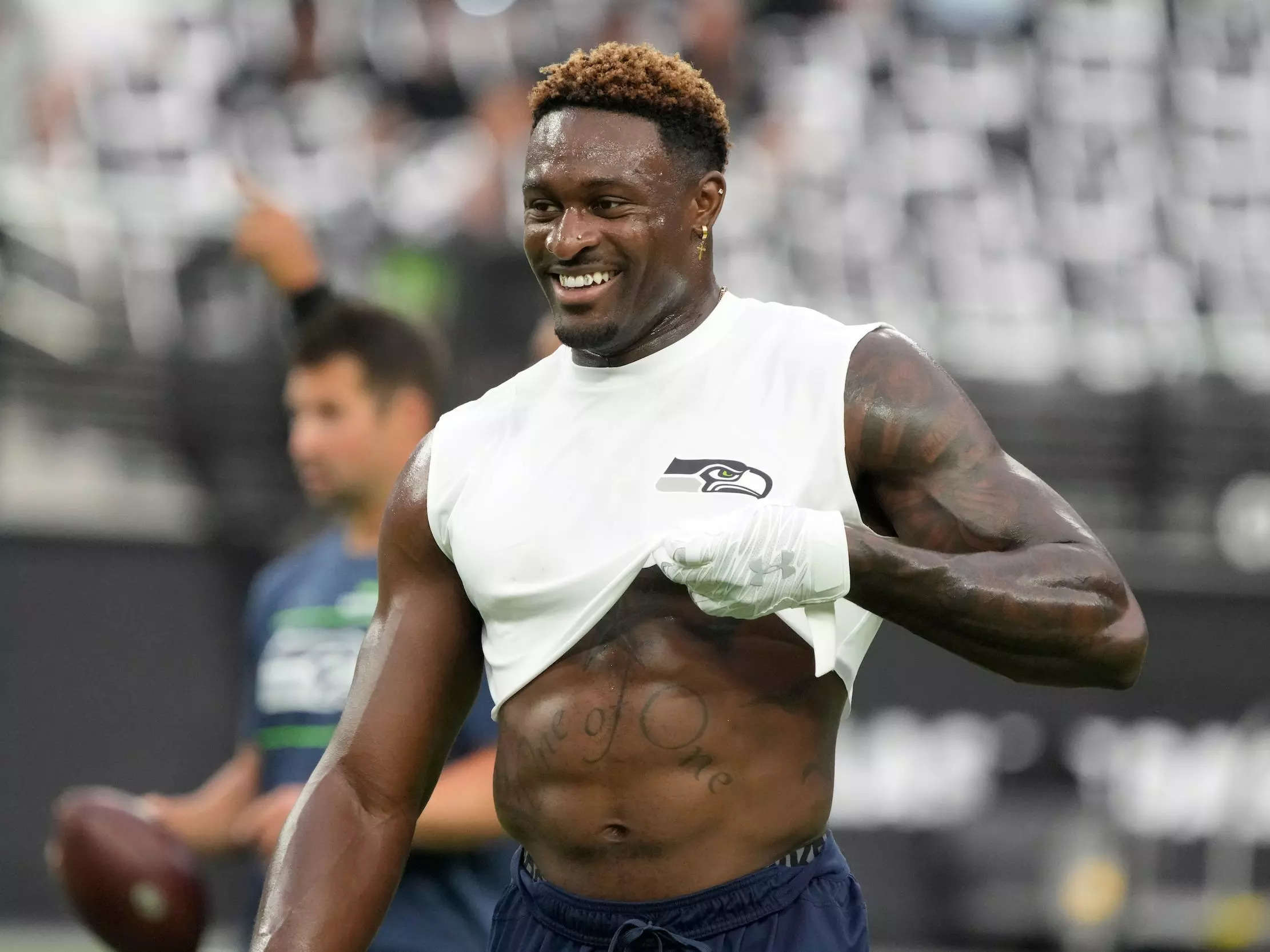 DK Metcalf's Simple Meal Plan: One Meal, One Coffee, and Candy