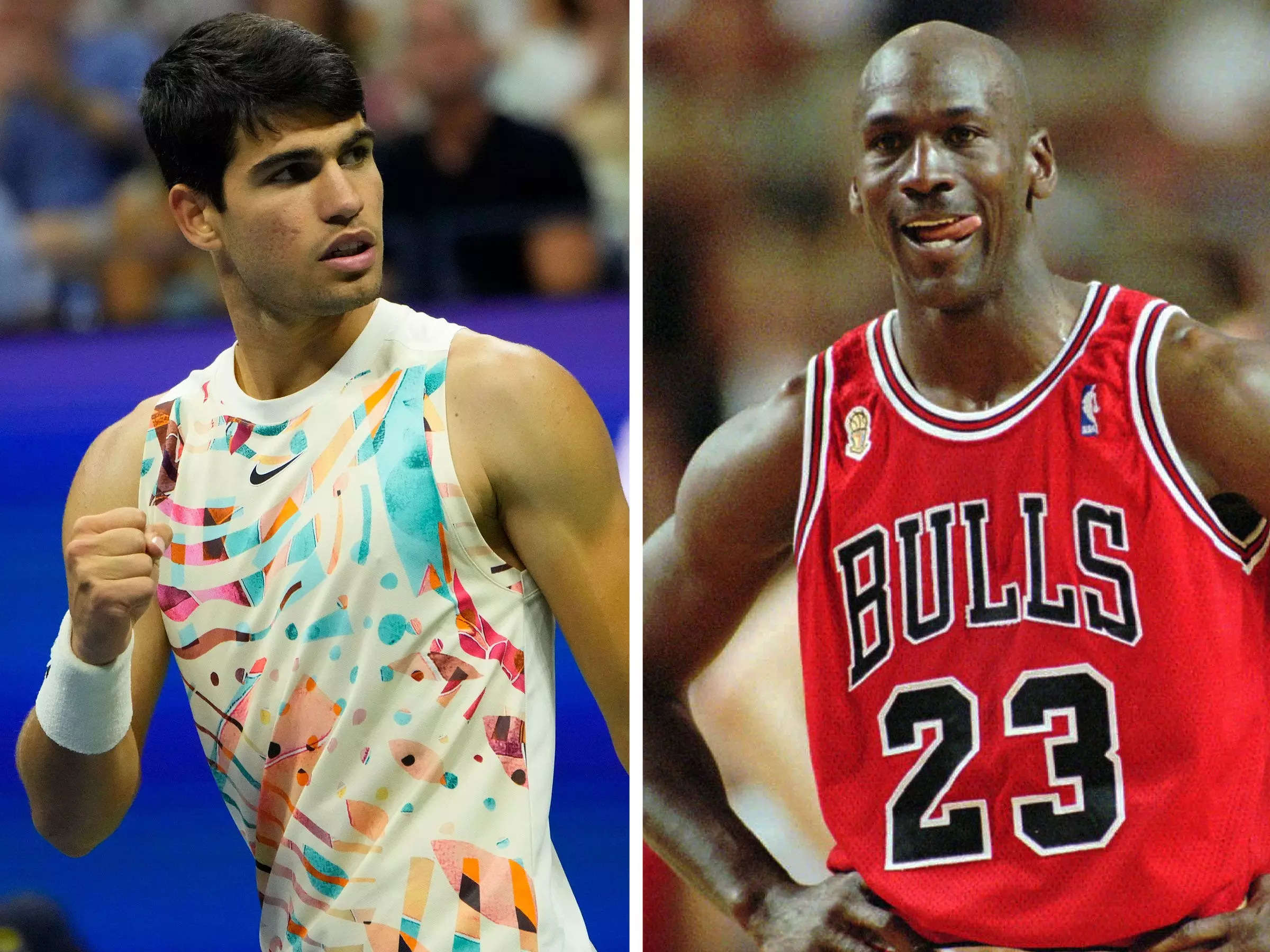 Tennis' most electric star is a 'huge fan' of Michael Jordan, but