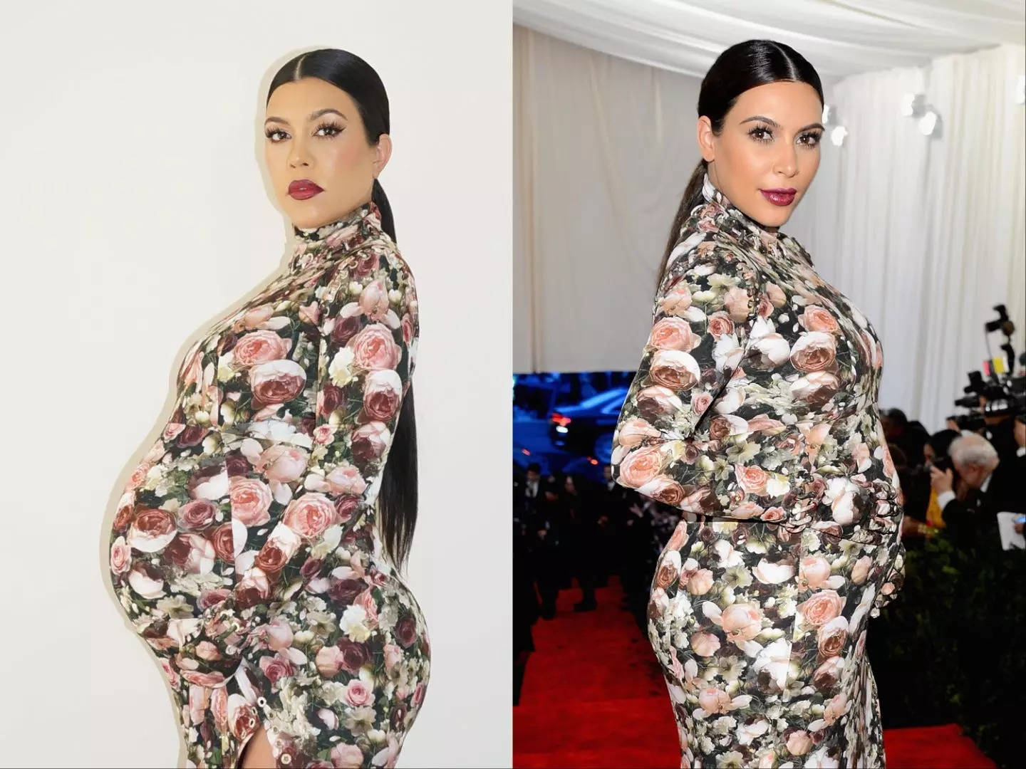 Kourtney Kardashian Barker recreates sister Kim Kardashian's iconic ...