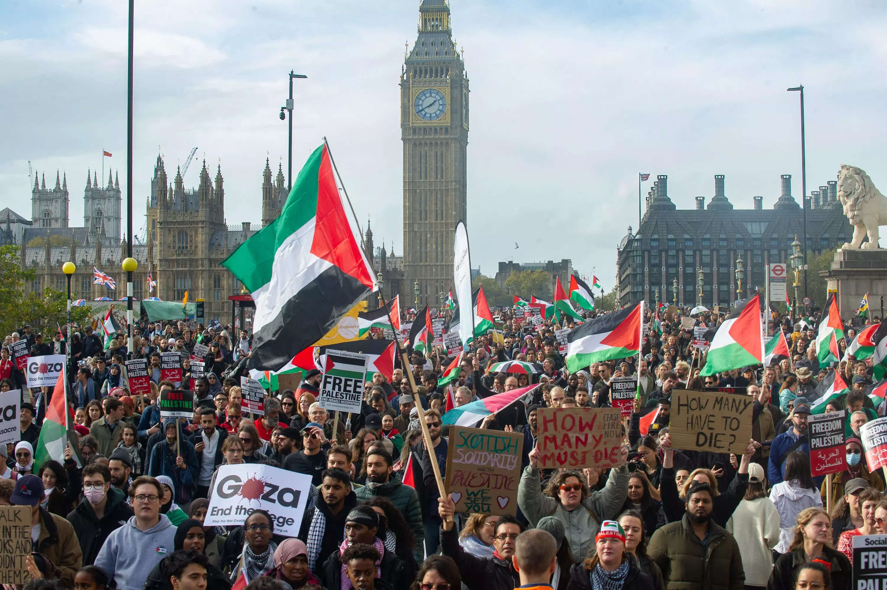 Iranian agents plotting to stoke tensions during pro-Gaza protests, UK ...
